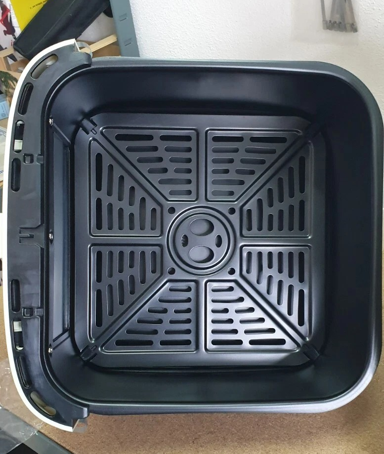 Friggitrice ad Aria Calda - 8 Litri XXL Bianca Digitale 200°C Timer Luce interna