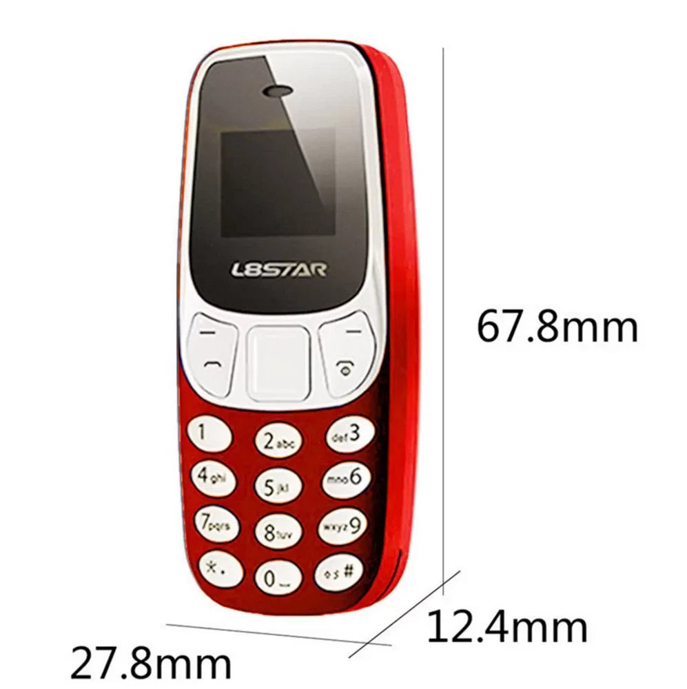 Mini Telefono GSM Tascabile Mini Gadget Tascabile L8Star BM10 - Dispositivo Ultra Compatto, Lettore Audio e Funzioni Supporto Bluetooth