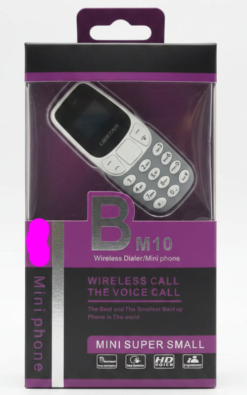 Mini Telefono GSM Tascabile Mini Gadget Tascabile L8Star BM10 - Dispositivo Ultra Compatto, Lettore Audio e Funzioni Supporto Bluetooth