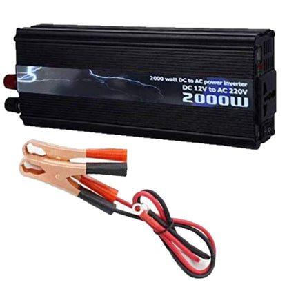 INVERTER 2000W WATT 12V 220V TRASFORMATORE AUTO CAMPEGGI BARCA PC PRESA USB