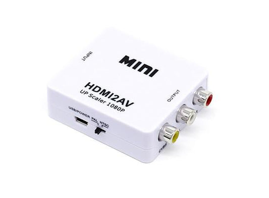 ADATTATORE CONVERTITORE VIDEO HDMI A AV RCA INTERFACCIA HDMI 2 AV