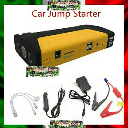 STARTER AUTO BATTERIA  portatile emergenza Caricabatterie CELLULLARI TABLET