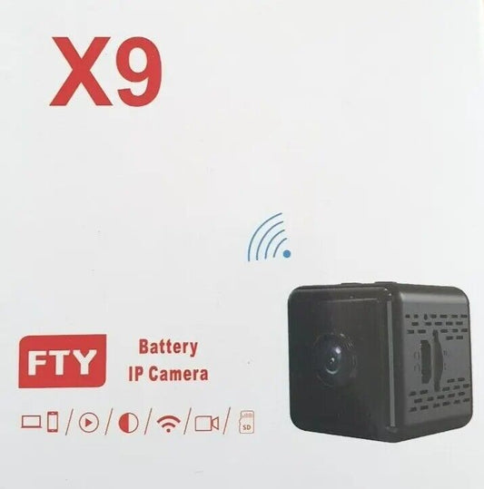 MINI Telecamera VIDEOSORVEGLIANZA REMOTA WIFI Video Audio  x9 App FTYCAMPRO