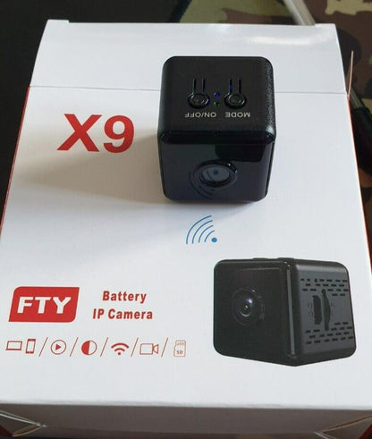 MINI Telecamera VIDEOSORVEGLIANZA REMOTA WIFI Video Audio  x9 App FTYCAMPRO