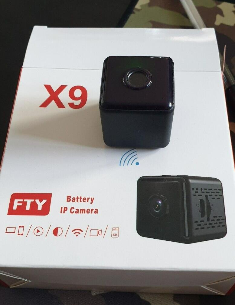 MINI Telecamera VIDEOSORVEGLIANZA REMOTA WIFI Video Audio  x9 App FTYCAMPRO