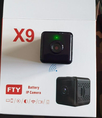 MINI Telecamera VIDEOSORVEGLIANZA REMOTA WIFI Video Audio  x9 App FTYCAMPRO