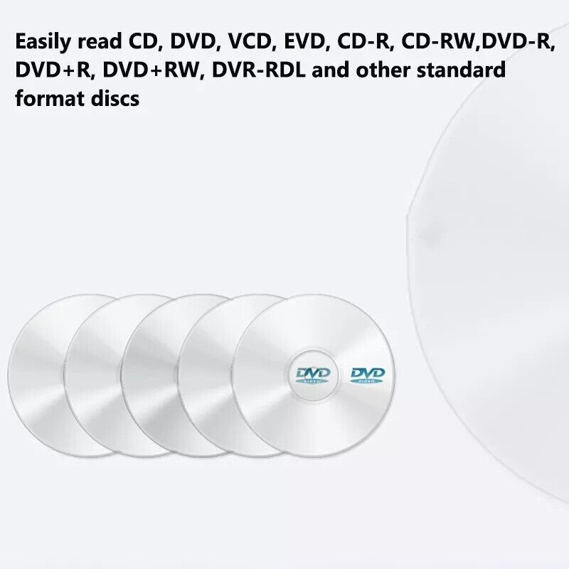 LETTORE Masterizzatore CD DVD USB 3.0 /  type C Writer Recorder RW Drive ESTRNO