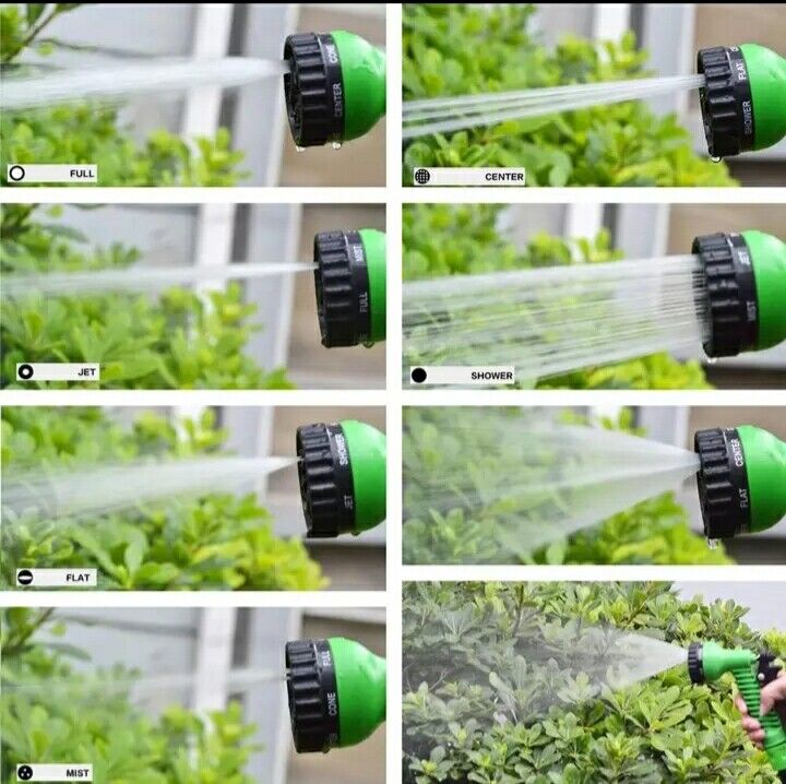 Flessibile Da Giardino Tubo Dell'acqua Espandibile FINO A 22 MT PISTOLA ACQUA