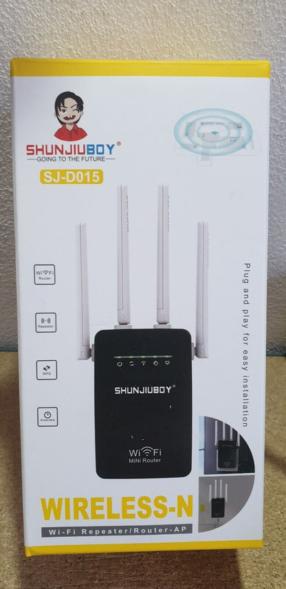 WiFi Range Extender 2.4GHz Ripetitore Del Segnale Wireless 2 Rj45