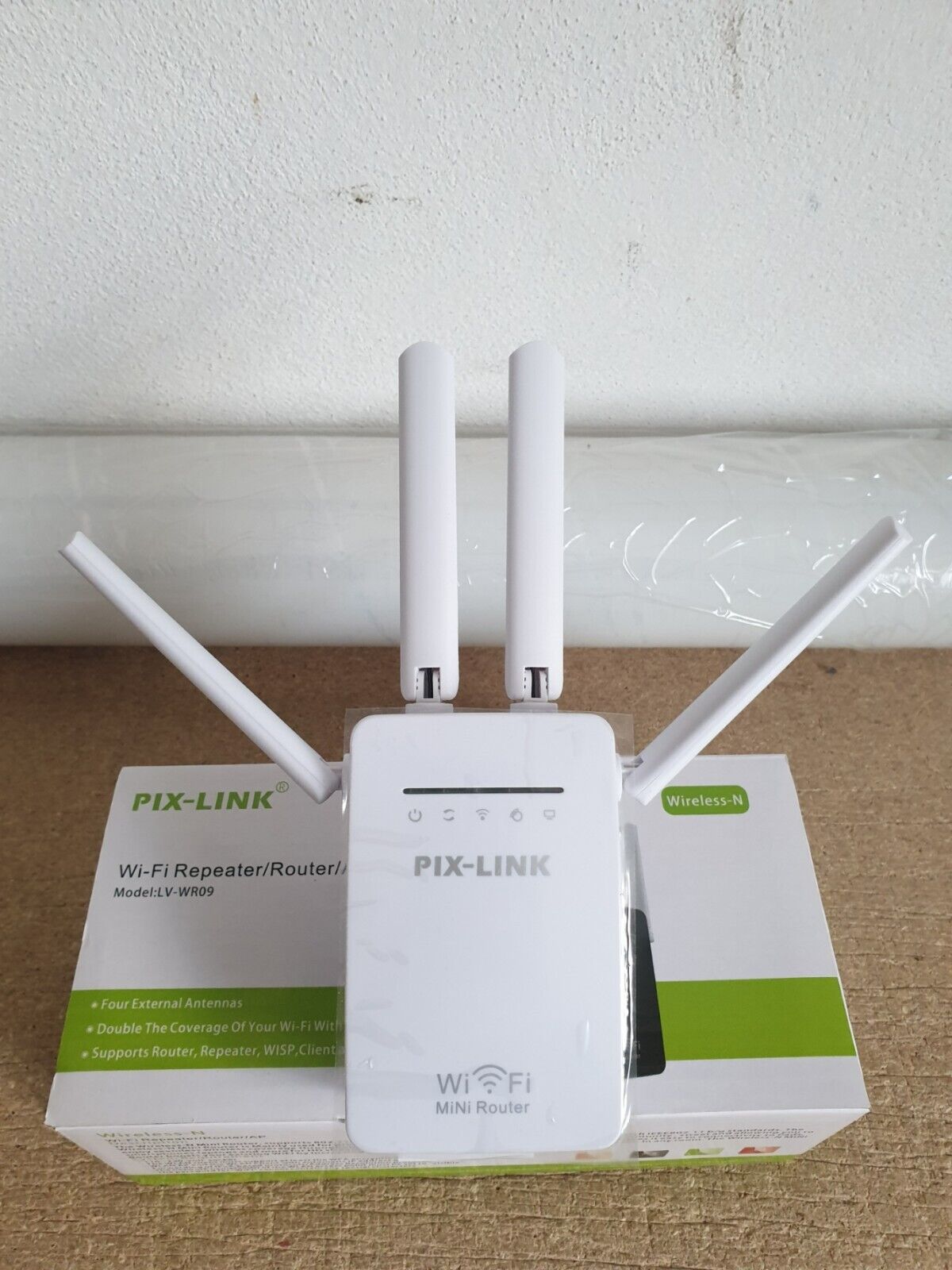 WiFi Range Extender 2.4GHz Ripetitore Del Segnale Wireless 2 Rj45