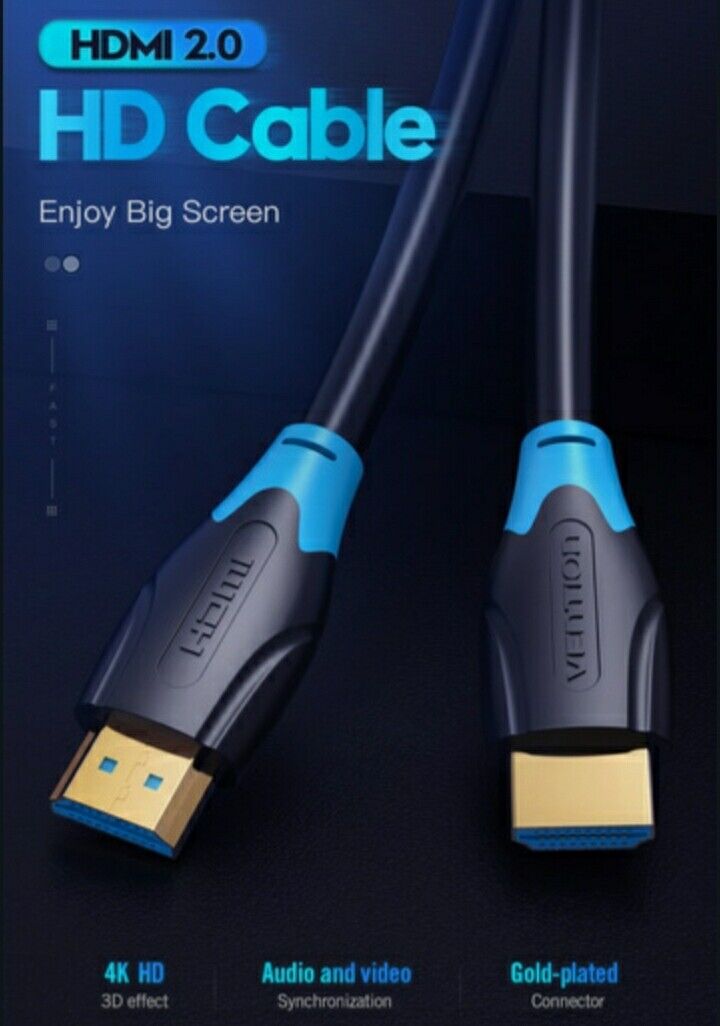 Cavo HDMI  ad alta velocità 10 MT 4K * 2K da maschio a maschio 3D 1080P HD