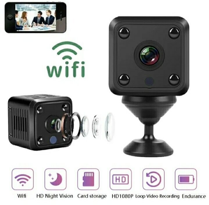 MINI TELECAMERA FULL HD APP  IP  CMOS  WIFI VISIONE REMOTA