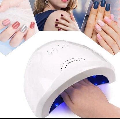 LAMPADA  LED UV 48 W TIMER UNGHIE SMALTO GEL ASCIUGATURA MANICURE NAIL ART USB