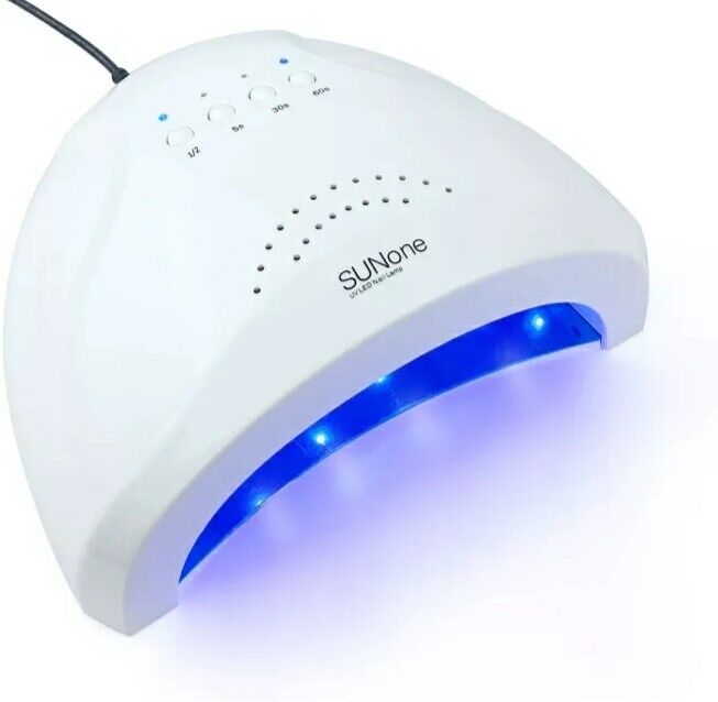 LAMPADA  LED UV 48 W TIMER UNGHIE SMALTO GEL ASCIUGATURA MANICURE NAIL ART USB