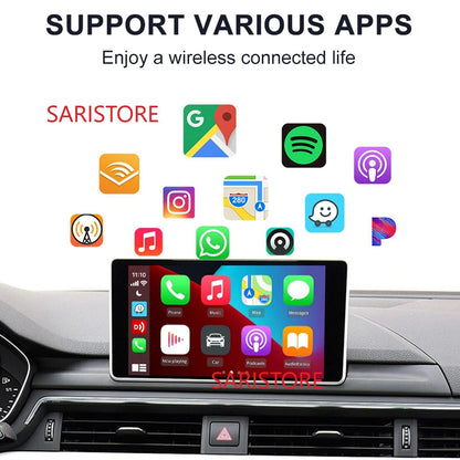 Carlinkit 4.0 Wireless Apple CarPlay e Android Auto 2 in 1 Adattatore, per auto