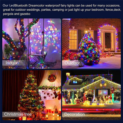 Striscia Led 10 mt usb bluetooth App rgb Natale Decorazioni Luminose TELECOMANDO