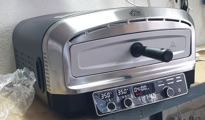 Forno Pizza Pizze Elettrico Professionale Automatico 450°C Pietra Refrattaria