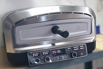 Forno Pizza Pizze Elettrico Professionale Automatico 450°C Pietra Refrattaria