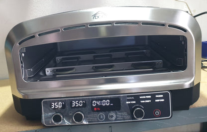 Forno Pizza Pizze Elettrico Professionale Automatico 450°C Pietra Refrattaria