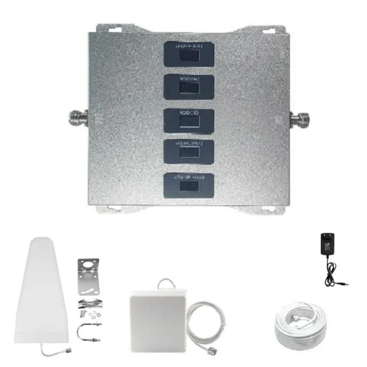 Kit Ripetitore Amplificatore Segnale Cellulare 5 Bande 800/900/1800/2100/2600 5G