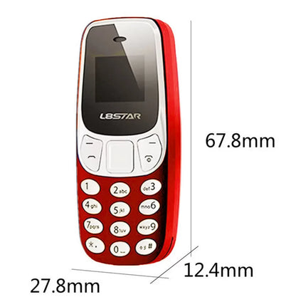 Mini Telefono GSM Tascabile Mini Gadget Tascabile L8Star BM10 - Dispositivo Ultra Compatto, Lettore Audio e Funzioni Supporto Bluetooth