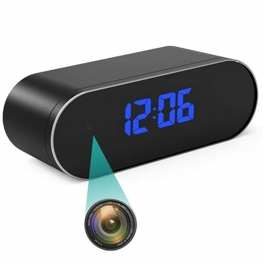 Mini Microcamera Telecamera WiFi Orologio comodino Controllo Remoto App LookCam