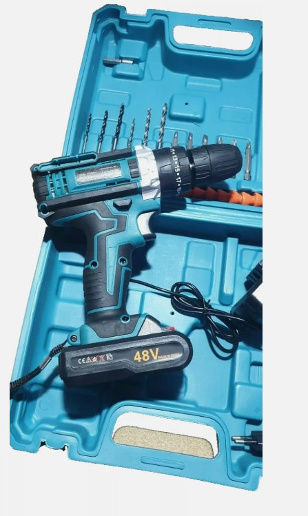 Avvitatore Trapano 21V a batterie 2 batteria 48V valigetta accessori